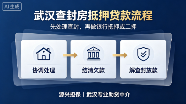 武汉查封的房子怎么在银行抵押贷款