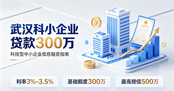 武汉科小企业贷款300万，银行申请条件