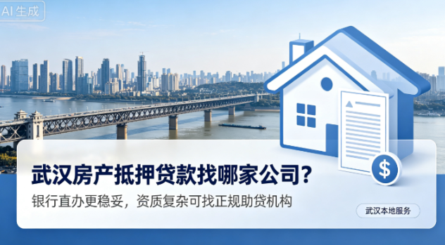 武汉房产抵押贷款找哪家公司？