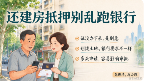 武汉还建房怎么抵押贷款